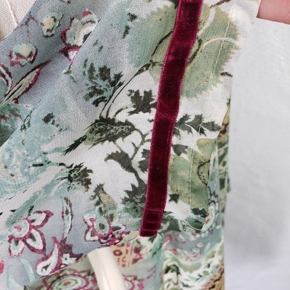 Loop 18- Kimono, Fringe, Velvet Size 13/15. XL - Picture 6 of 9